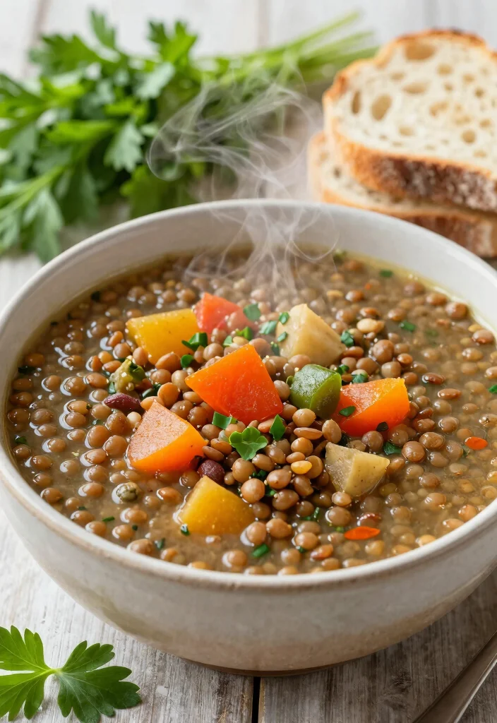 12 Easy Healthy Food Recipes for Simple Home Cooking 12. Instant Pot Lentil Soup 0