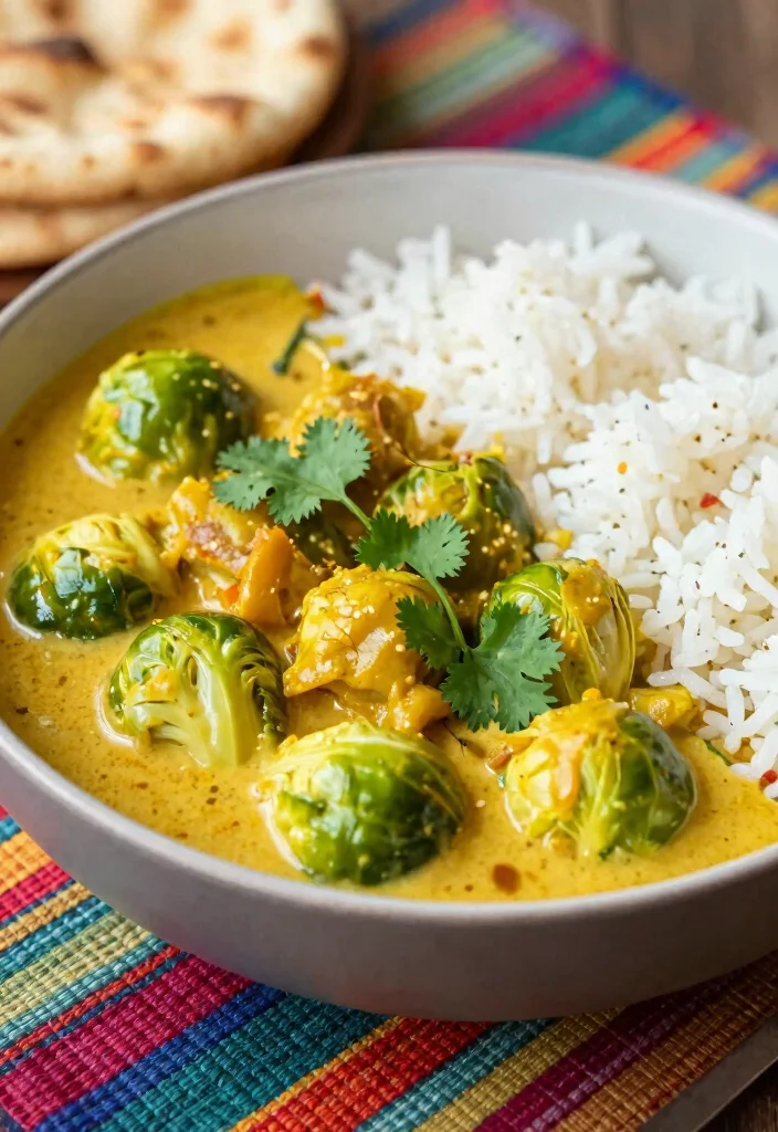 12 Healthy Brussels Sprout Recipes for Crispy Savory Meals 56 12 Healthy Brussels Sprout Recipes for Crispy Savory Meals 6. Brussels Sprouts Curry 0