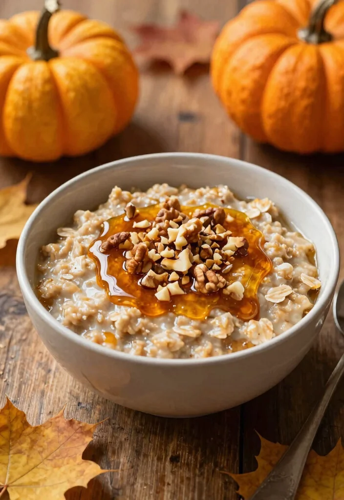 12 Healthy Oatmeal Recipes for Simple Wholesome Breakfasts 10. Pumpkin Spice Oatmeal 0