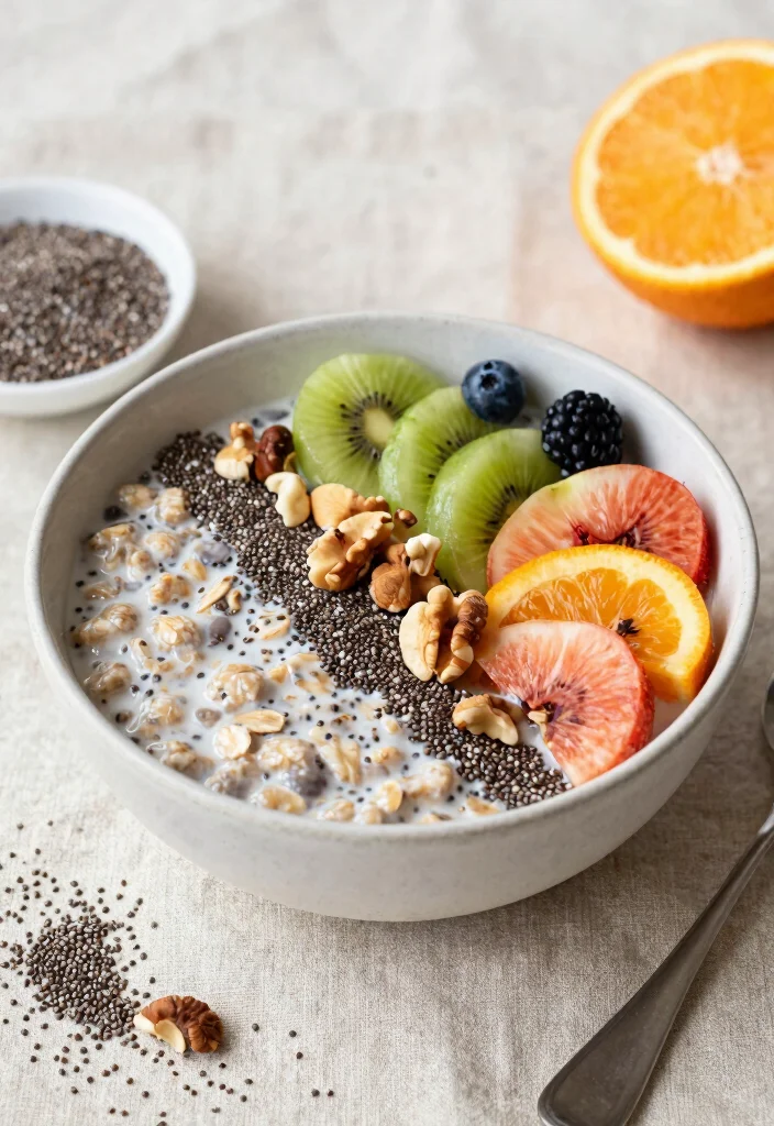 12 Healthy Oatmeal Recipes for Simple Wholesome Breakfasts 9. Chia Seed Oatmeal 0