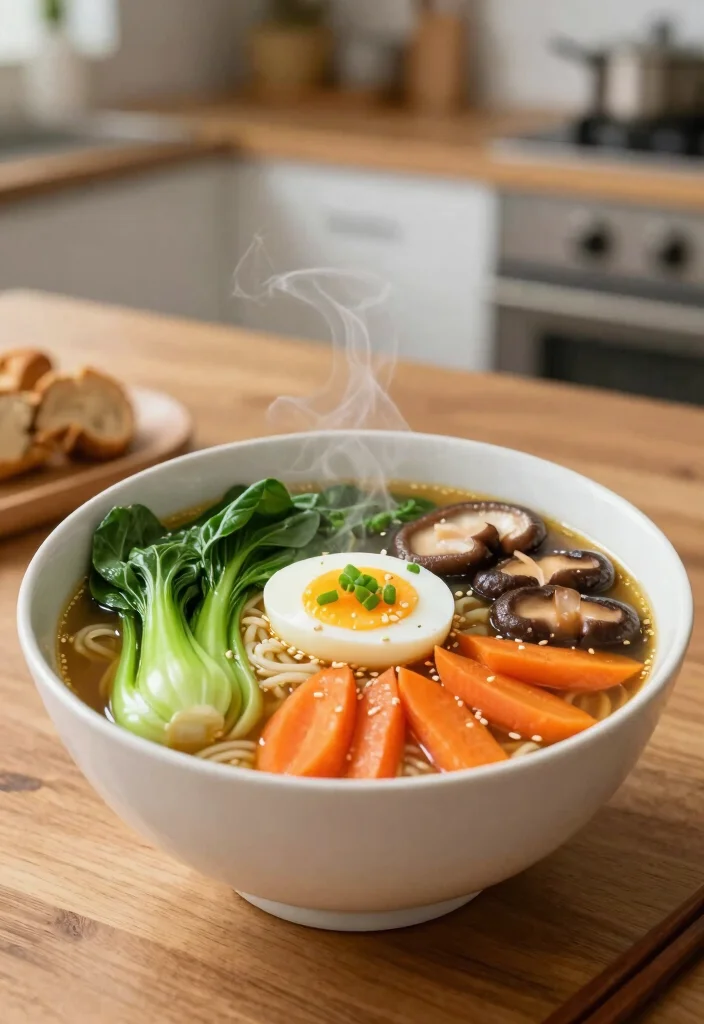 12 Healthy Ramen Recipes for Lighter Comfort Bowls 1. Miso Vegetable Ramen 0