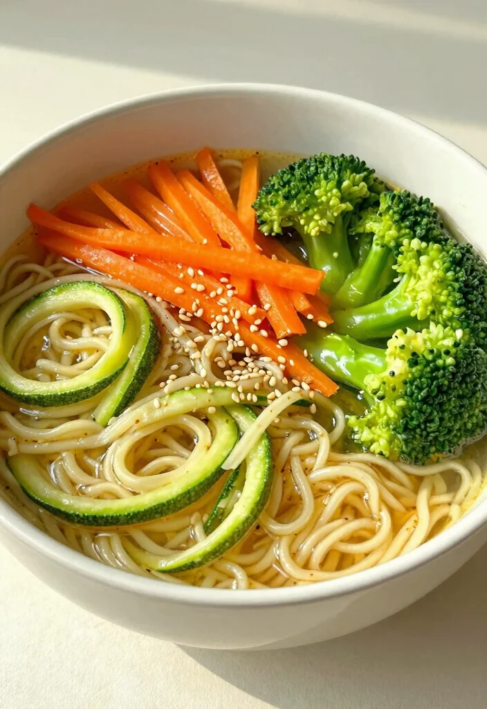 12 Healthy Ramen Recipes for Lighter Comfort Bowls 9. Zucchini Noodle Ramen 0