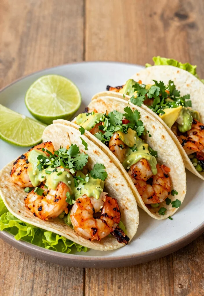 12 Keto Seafood Recipes for Easy Low Carb Dinners 3. Spicy Shrimp Tacos with Avocado Crema 0