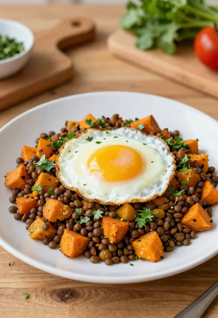 12 Lentil Dinner Recipes for Hearty Plant Based Meals 11. Lentil and Sweet Potato Hash 0