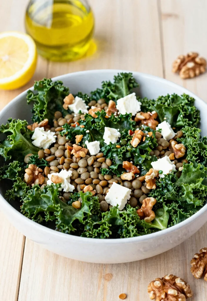 12 Lentil Dinner Recipes for Hearty Plant Based Meals 6. Lentil and Kale Salad 0