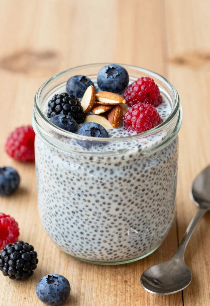12 Low Calorie Keto Recipes for Light Low Carb Meals 10. Chia Seed Pudding with Almond Milk 0
