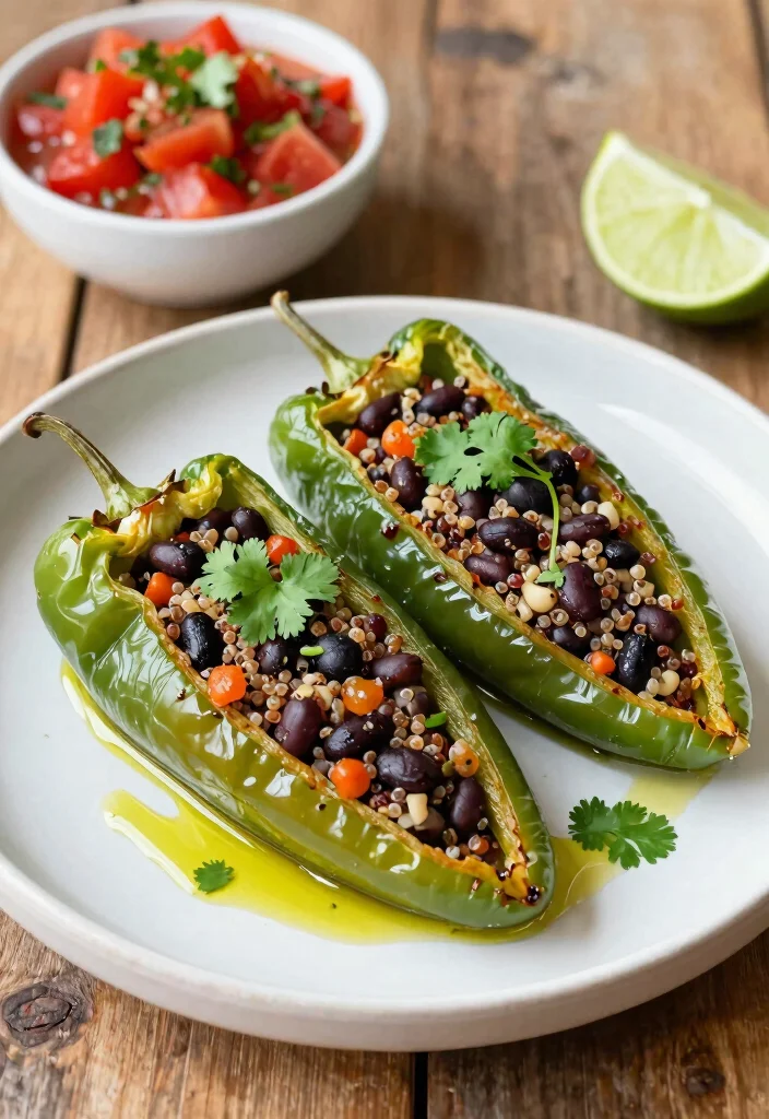 12 Mexican Vegan Recipes with Bold Authentic Flavor 1. Chiles Rellenos 0