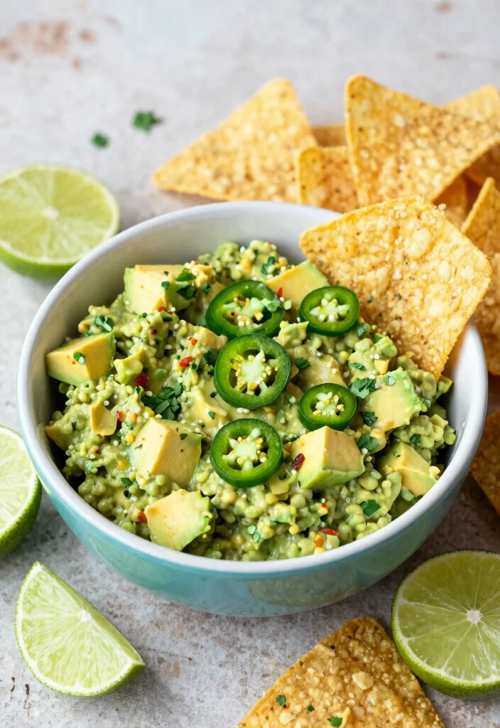 12 Mexican Vegan Recipes with Bold Authentic Flavor 4. Guacamole with a Kick 0
