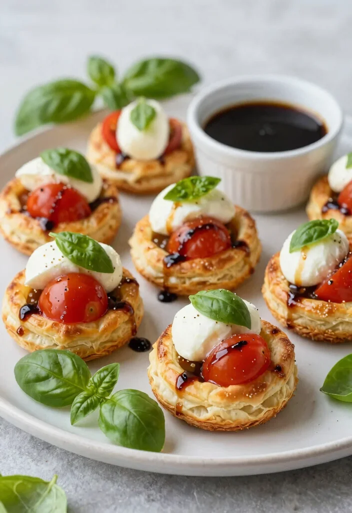 12 Puff Pastry Dinner Recipes for Easy Baked Dishes 111 12 Puff Pastry Dinner Recipes for Easy Baked Dishes 11. Caprese Puff Pastry Bites 0