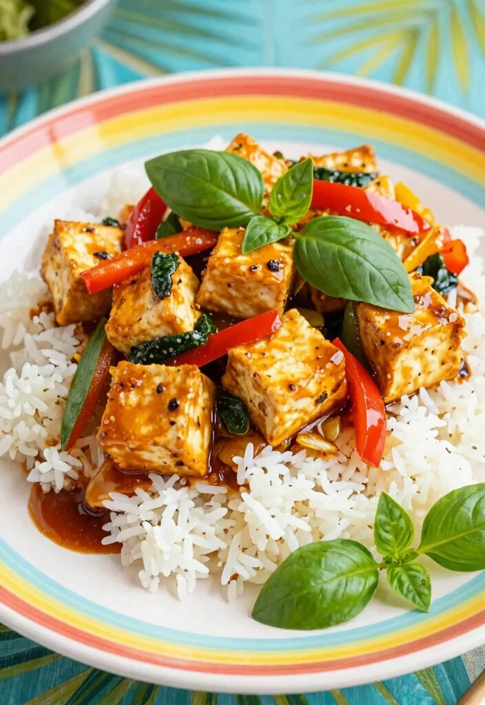 12 Spicy Dinner Recipes for Bold Flavor Lovers 6. Thai Spicy Basil Tofu 0