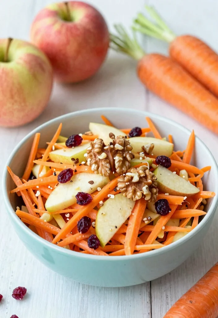 12 Vegan Carrot Recipes for Simple Sweet and Savory Dishes 9. Carrot and Apple Slaw 0