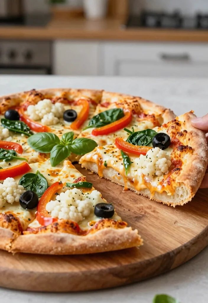 12 Vegan Cauliflower Recipes for Crispy Comfort Meals 4. Cauliflower Pizza Crust 0