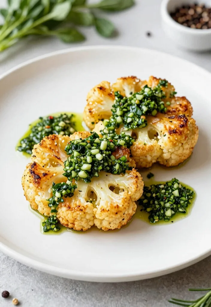12 Vegan Cauliflower Recipes for Crispy Comfort Meals 6. Roasted Cauliflower Steaks 0
