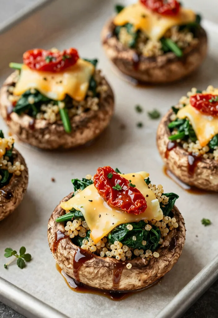 12 Vegan Portobello Mushroom Recipes with Meaty Texture 23 12 Vegan Portobello Mushroom Recipes with Meaty Texture 3. Stuffed Portobello Mushrooms 0