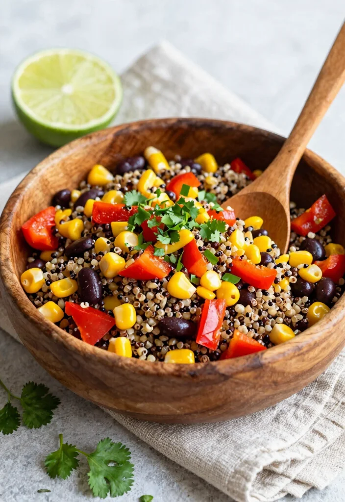 12 Whole Food Vegan Recipes for Clean Plant Based Eating 1. Quinoa and Black Bean Salad 0