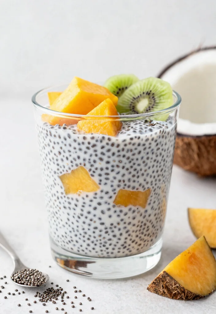 12 Whole Food Vegan Recipes for Clean Plant Based Eating 12. Coconut Chia Seed Pudding 0
