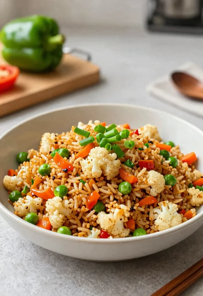12 Whole Food Vegan Recipes for Clean Plant Based Eating 8. Cauliflower Fried Rice 0