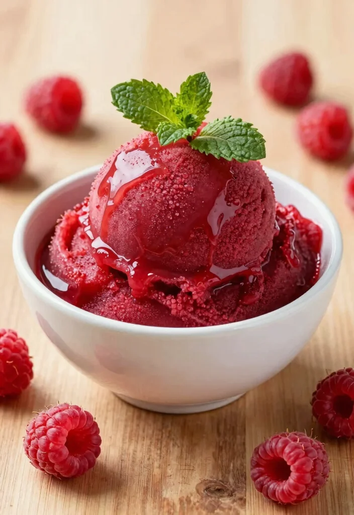 14 Sweet Dessert Recipes for Every Sugar Craving 144 14 Sweet Dessert Recipes for Every Sugar Craving 14. Raspberry Sorbet 0